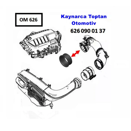 W205 hava emiş ara boru A6260900137